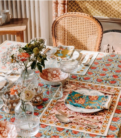 Rang bleu - serviette de table