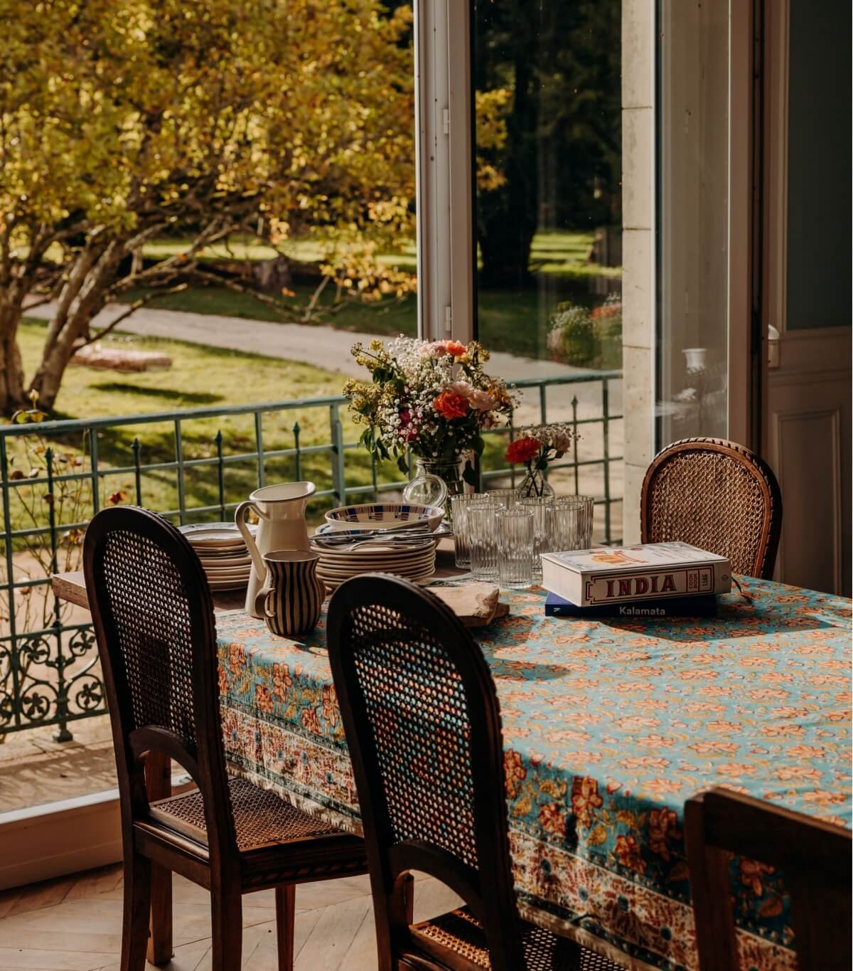 Nappe rectangle - Rang bleu