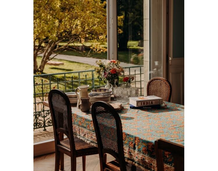 Nappe rectangle - Rang bleu