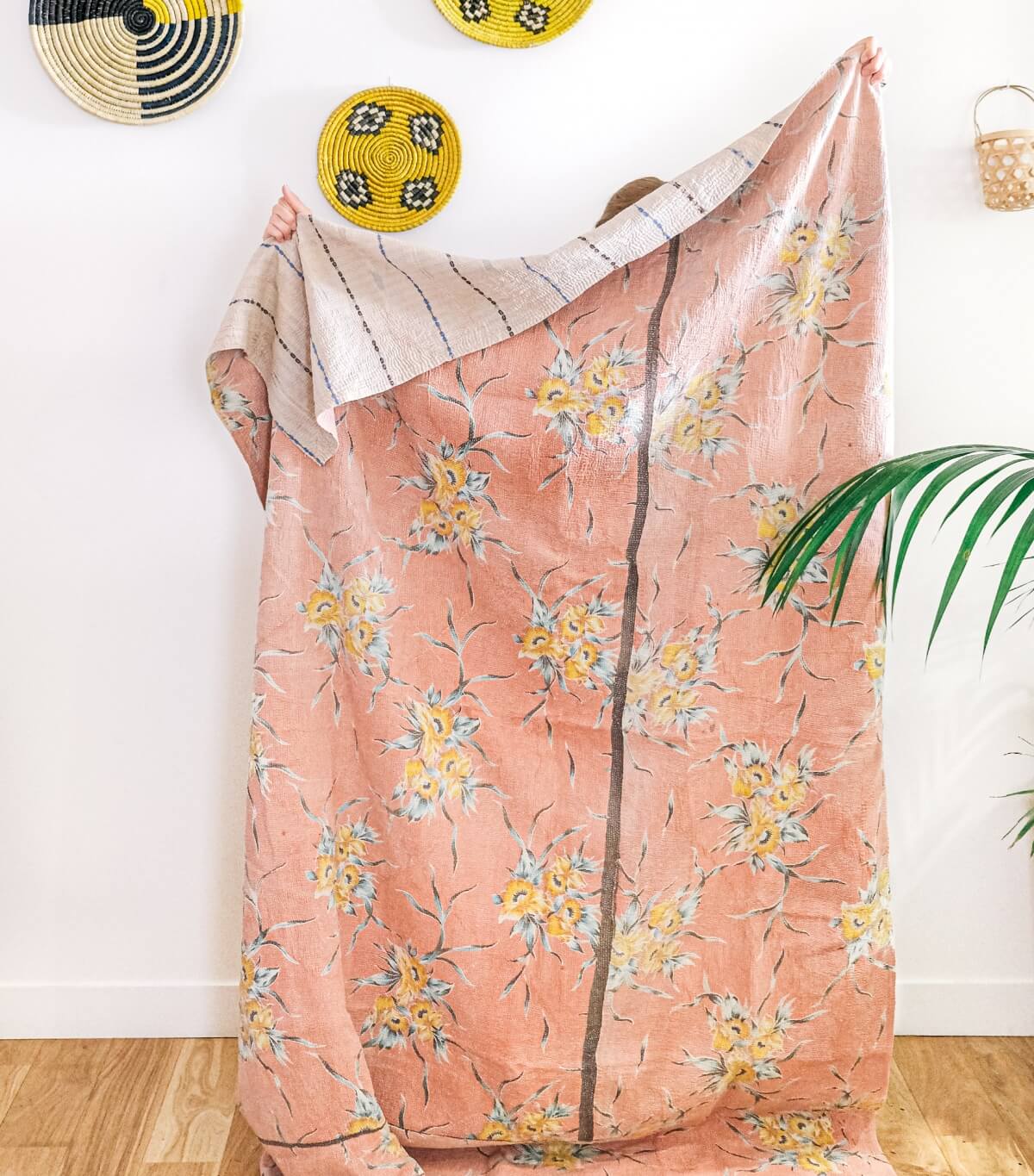 Indian kantha - unique piece