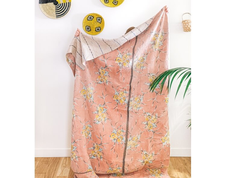 Indian kantha - unique piece