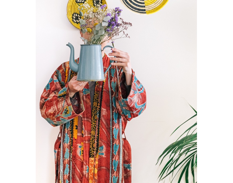 Kantha vintage jacket