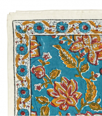 Indian sarong blue - 39x79 inches