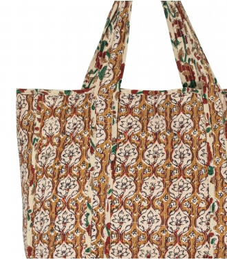 Cotton quilted tote bag - Arij