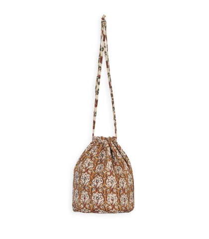 Cotton floral pouch - Arij