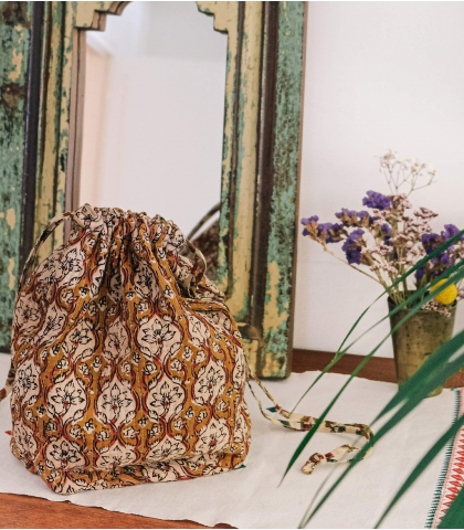 Pochette matelassée en coton - Arij