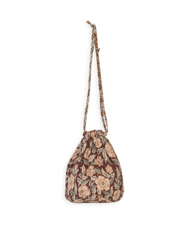 Floral quilted pouch - Asha