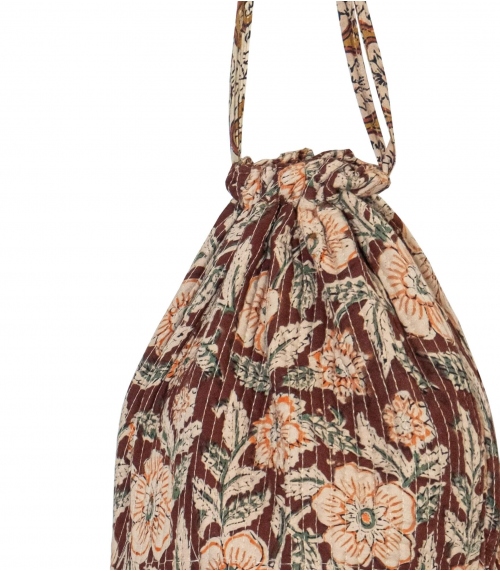 Cotton quilted pouch - Asha