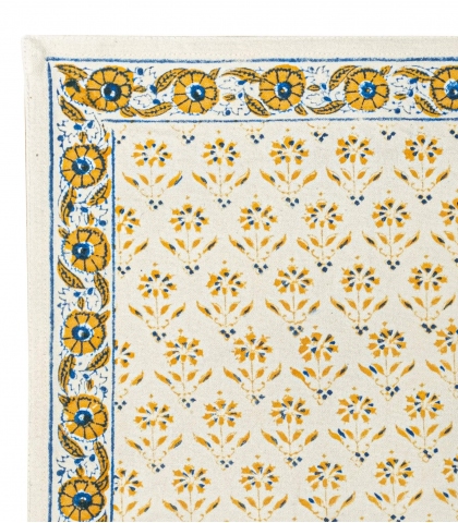 Tan indian table mat