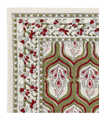 Serviette de table en tissus - vert tilleul