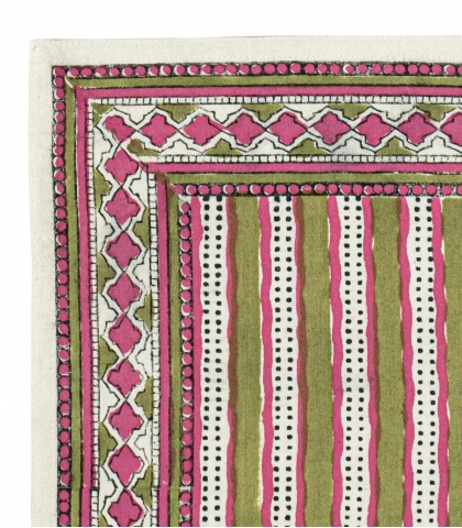 Serviette de table en tissus - vert tilleul