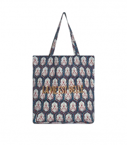 Tote bag LVB - Pranjal - vert pin