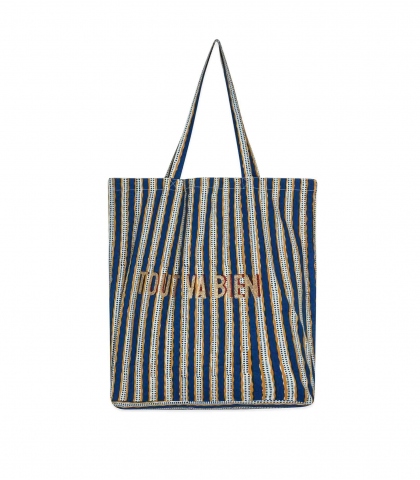 Tote bag LVB - Stripe tan