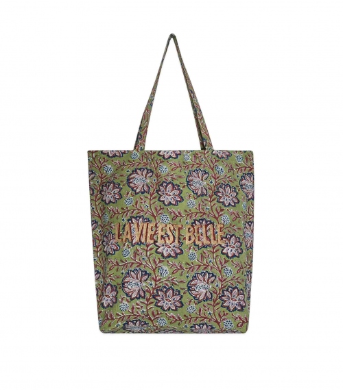 Tote bag LVB - Louise sage green