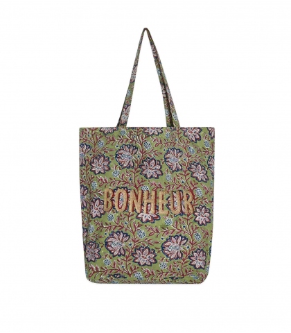Tote bag B - Louise sage green