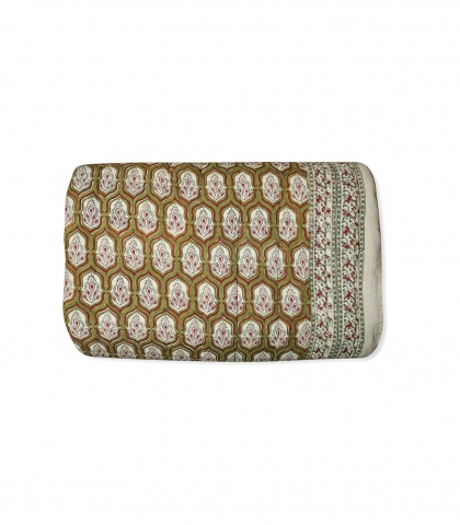 Indian quilt - Pranjal sage green
