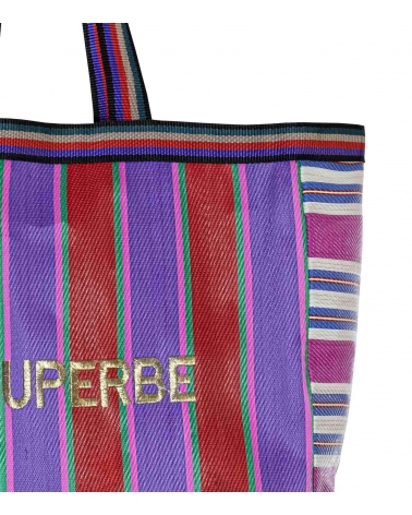 Sac de marché éco responsable - violet
