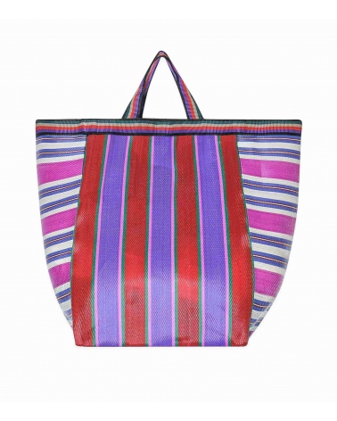 Sac de courses - broderie perroquet