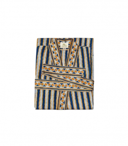 Cotton kimono - Stripe tan