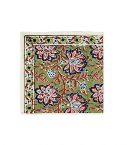 Indian Scarf - Louise sage green