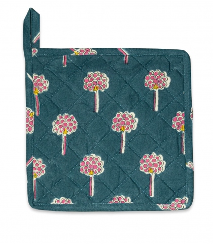 Hot plat holder - Rani pine green