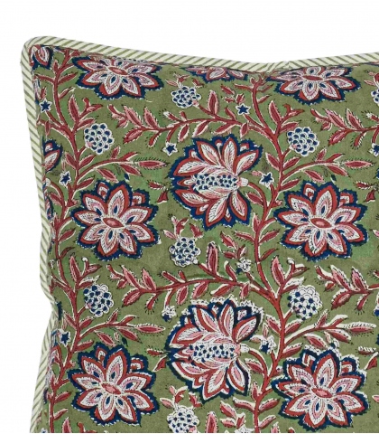 Coussin 40x65 cm - Louise vert tilleul