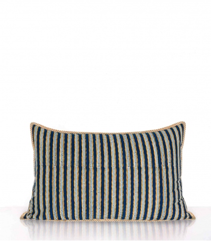 Housse de coussin rectangle - Stripe bronze