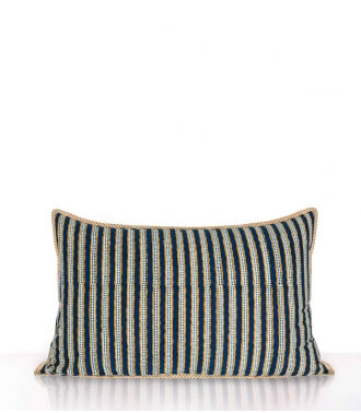 Rectangle cushion cover - Stripe tan