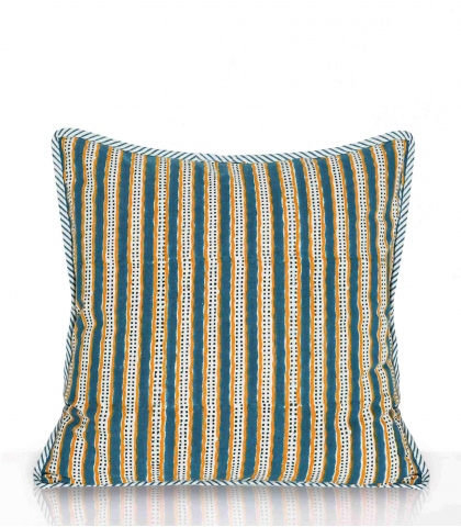 Coussin 60x60 cm - Stripe vert pin
