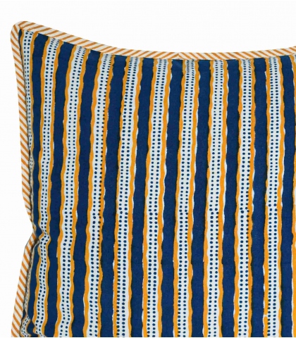 Coussin 40x40 cm - Stripe bronze