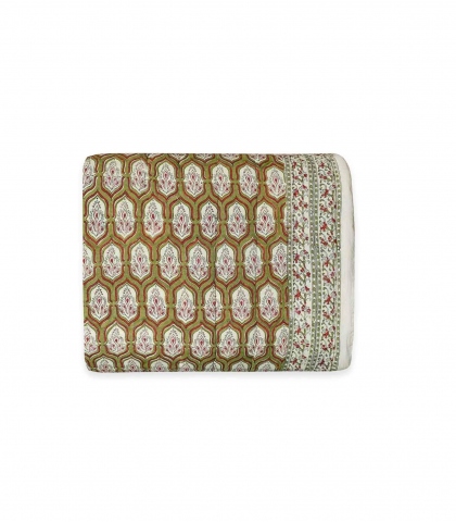Cotton duvet - Pranjal sage green
