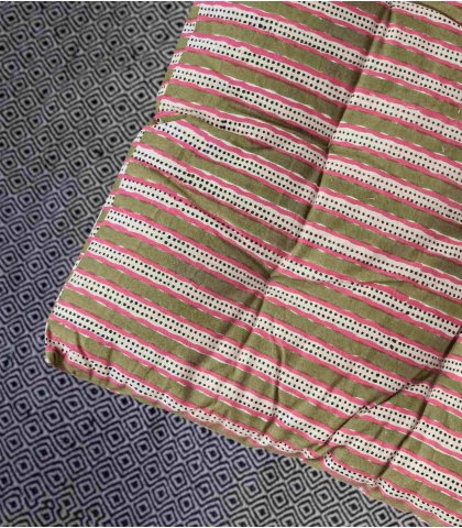 Matelas indien - vert tilleul