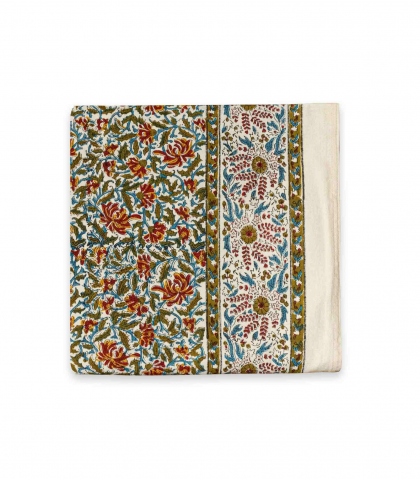 Large square table cloth - Reema olive