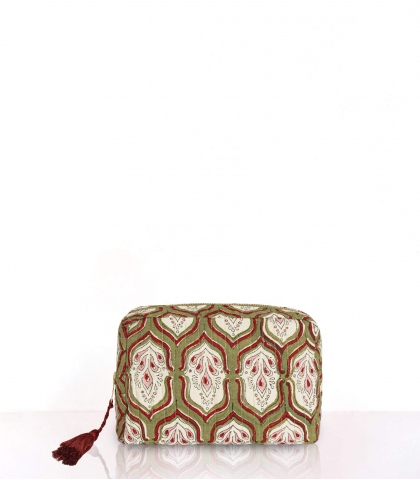 Toiletry case - Pranjal sage green