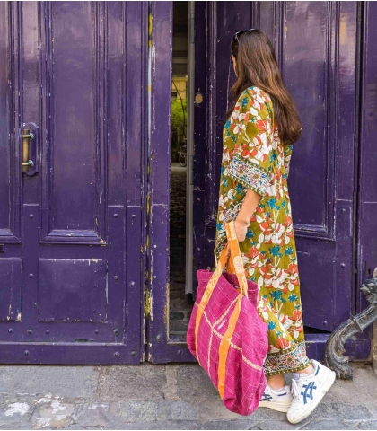 Kantha vintage bag