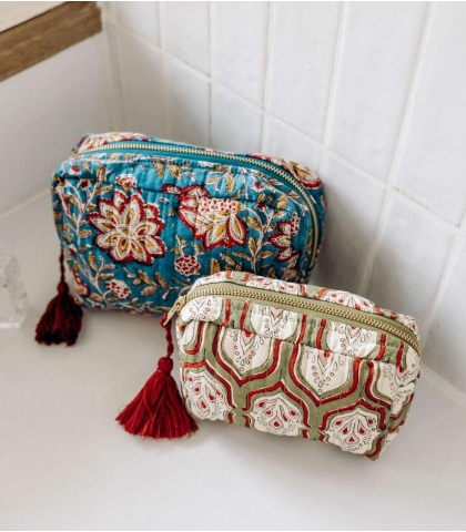 Indian pouch - Pranjal sage green