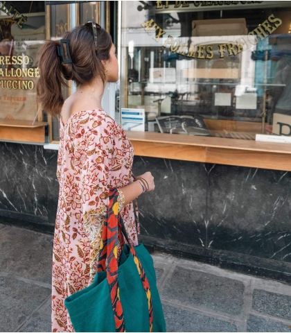 Kantha market bag