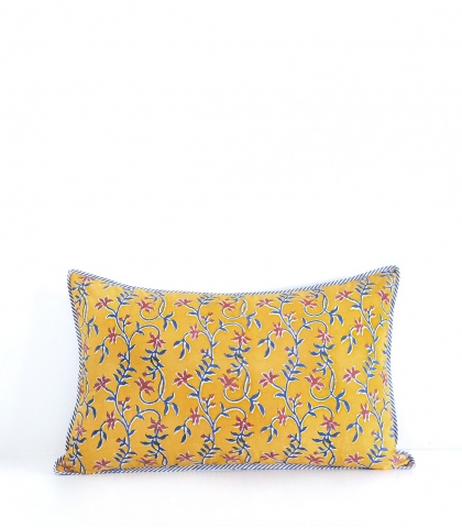 Housse de coussin Anamika moutarde
