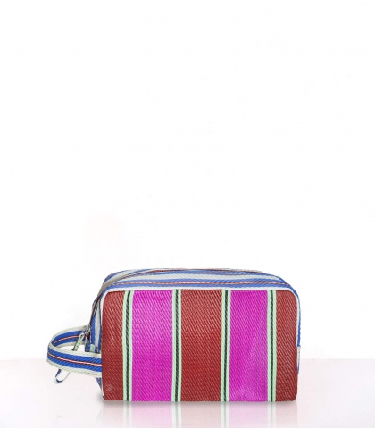 Trousse de maquillage tissée éco responsable