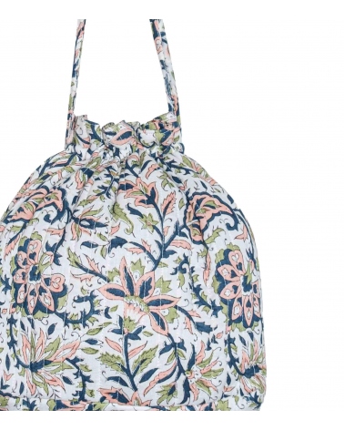 Floral quilted pouch - Sana