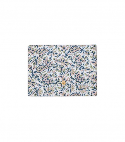 Pochette d'ordinateur fleurie - 35,5x25,5 cm