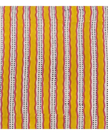 MSTRIPE KAFTAN FRAMBOISE