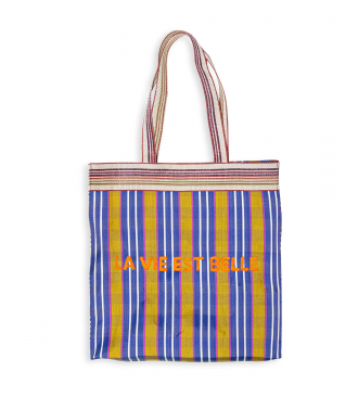 Recycled nylon tote bag
