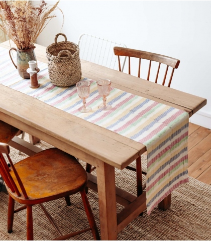 Table runner Hstripe 14x90 inches