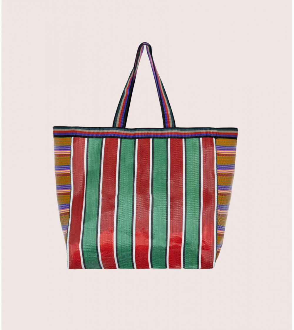 Recycled nylon tote bag, eco-friendly market bag Bazar10