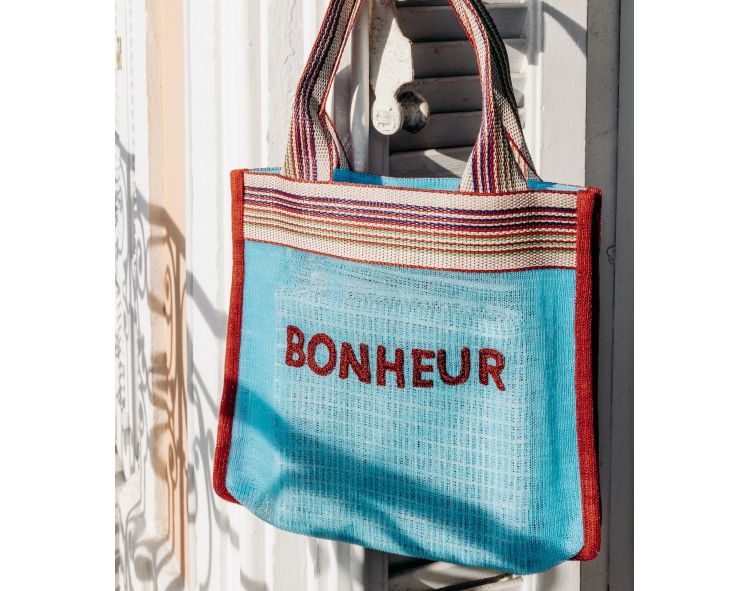 Recycled nylon tote bag