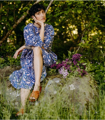 Paisley beach dress