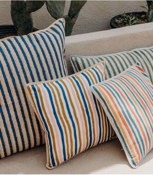 Housse de coussin Multi stripe