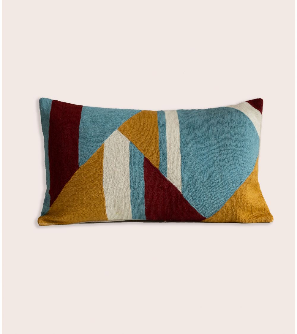 Embroidered Mirza Pillow 12x20 in Embroidered Mirza Pillow 12x20 in