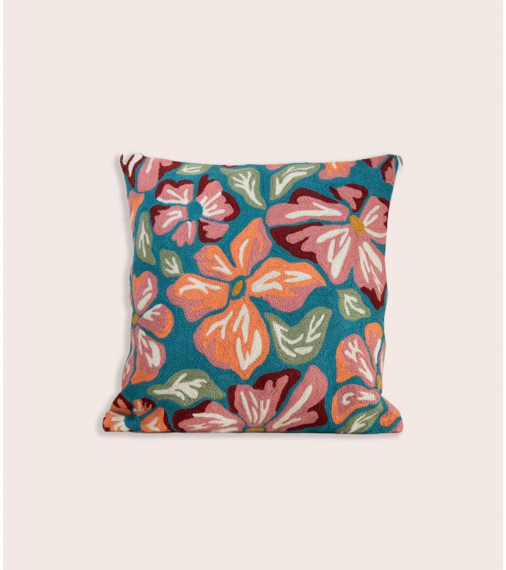 Embroidered Paloma Pillow 16x16 in Embroidered Paloma Pillow 16x16 in